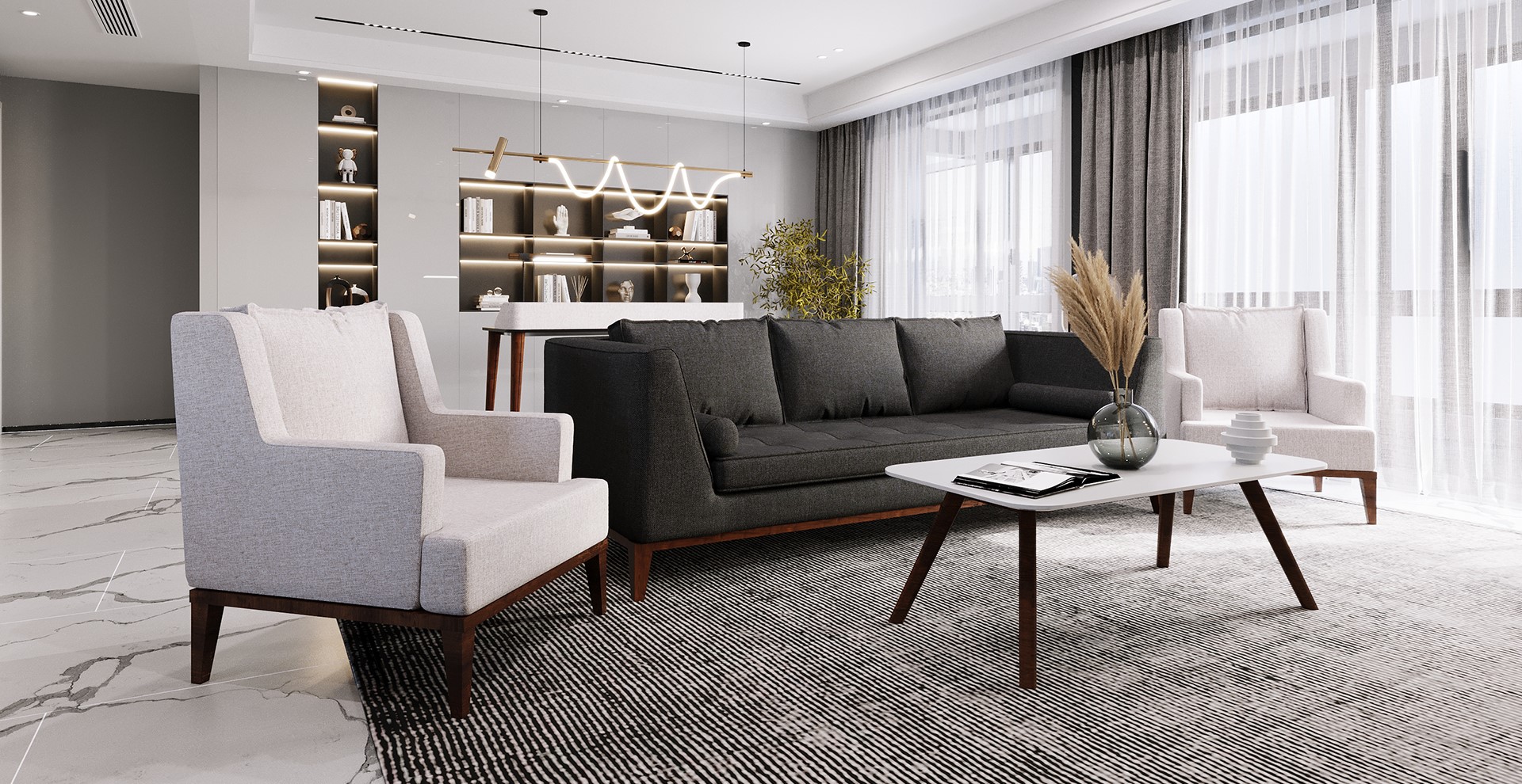 Latte sofa-958